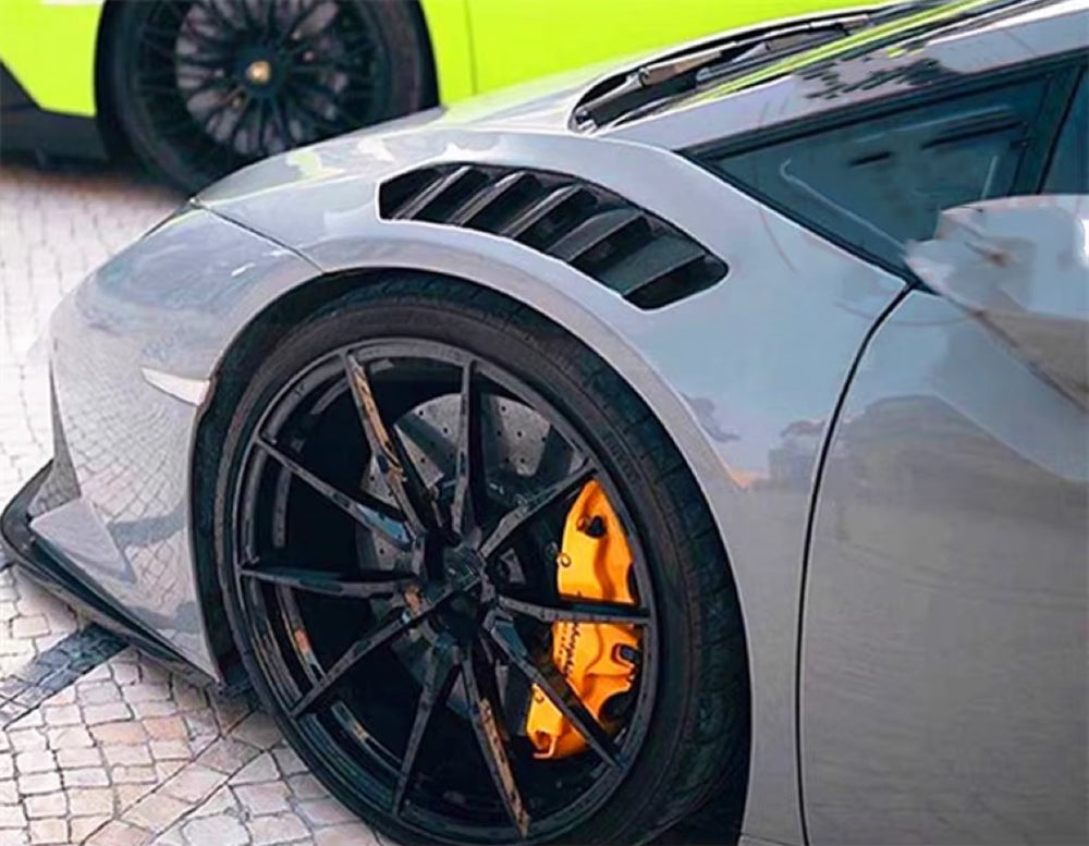 For Lamborghini Huracan Lp580/610 EVO V-Style Semi-Carbon Fiber Fender Diffuser Spoiler Body Kit