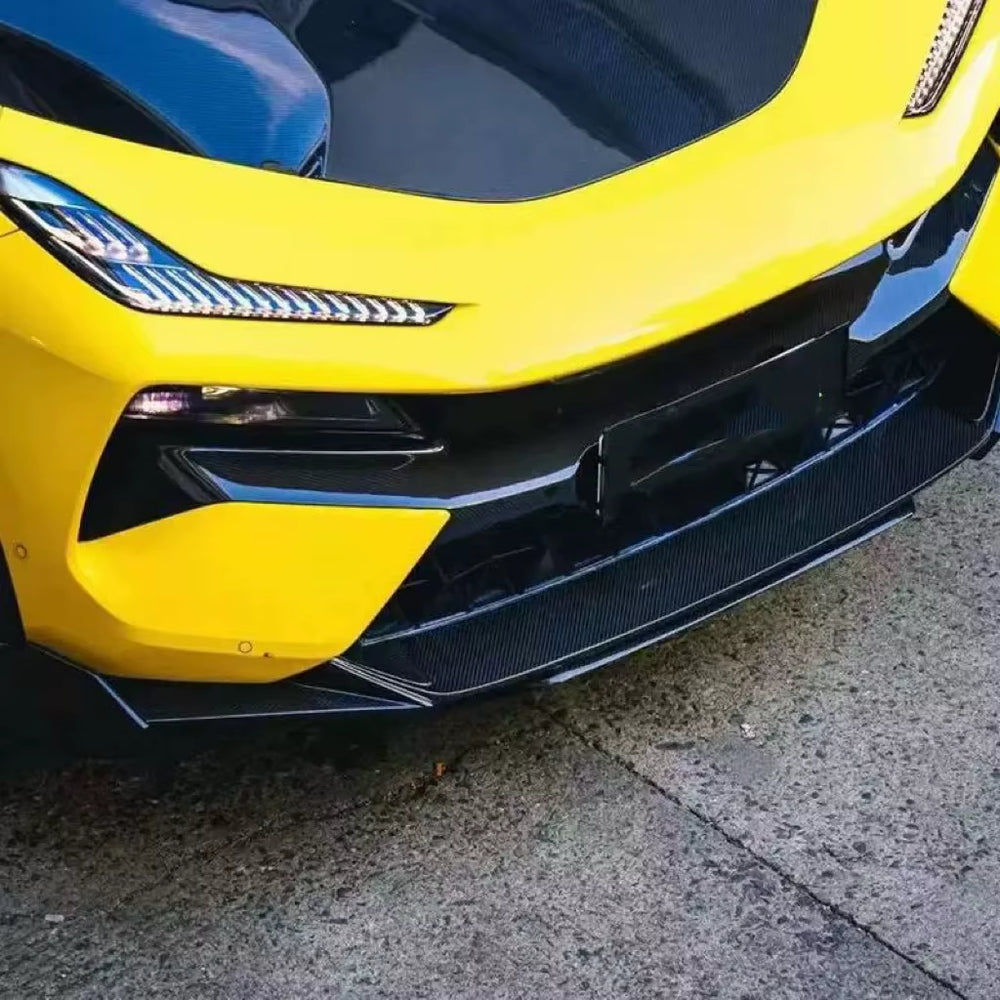 High-Quality Dry Carbon Fiber Body Kit for Lotus Eletre Upgrade Abia Style Front and Rear Bumper Rear Diffuser Spoiler