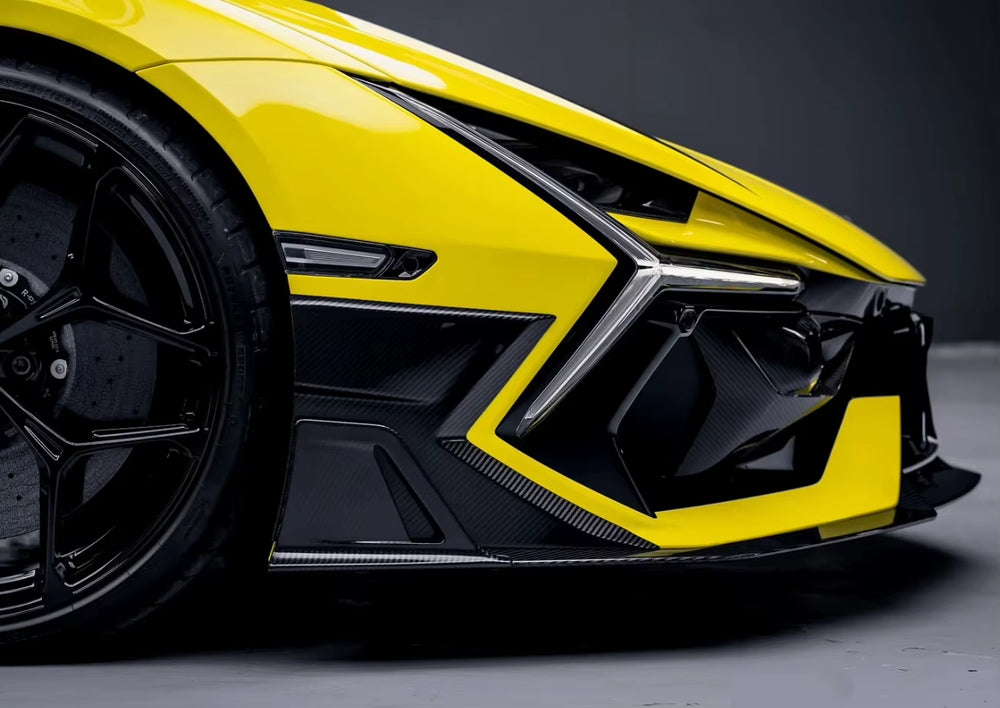 For Lamborghini Revuelto Upgrade MSY Dry Carbon Fiber Front Lip Skirt Rear Diffuser Spoiler Hood Body Kit