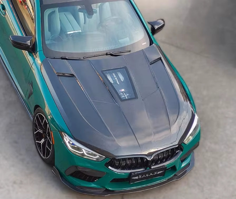 Carbon Fiber Body Kit for BMW M8 Carbon Fiber Engine Hood Transparent Hood