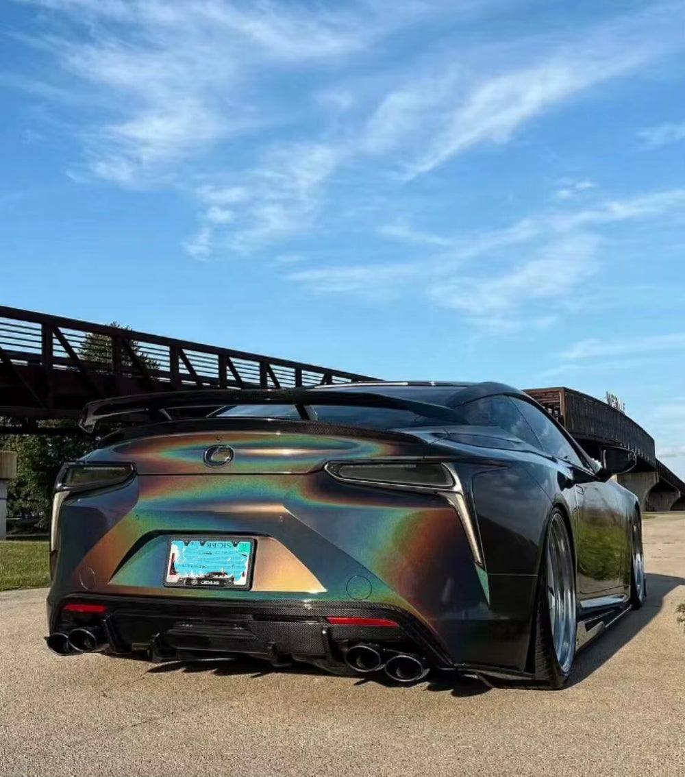 Carbon Fiber Tm Style Body Kit for Lexus Lc500/Lc500H Front Lip Side Skirts Rear Diffuser Bumper