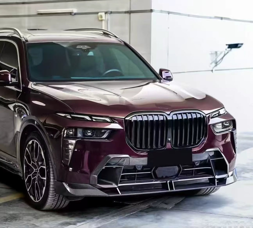 LD Style Carbon Fiber Body Kit for BMW X7 G07 Carbon Fiber Front Lip Grill Front Bumper Tuyere Body Kit