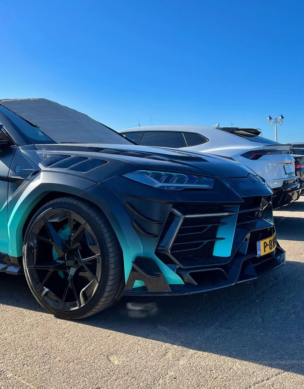 For Lamborghini Urus MS Style Forged Dry Carbon Fiber Front and Rear Bumpers Side Skirts and Wheel Arches Wide Body Kit