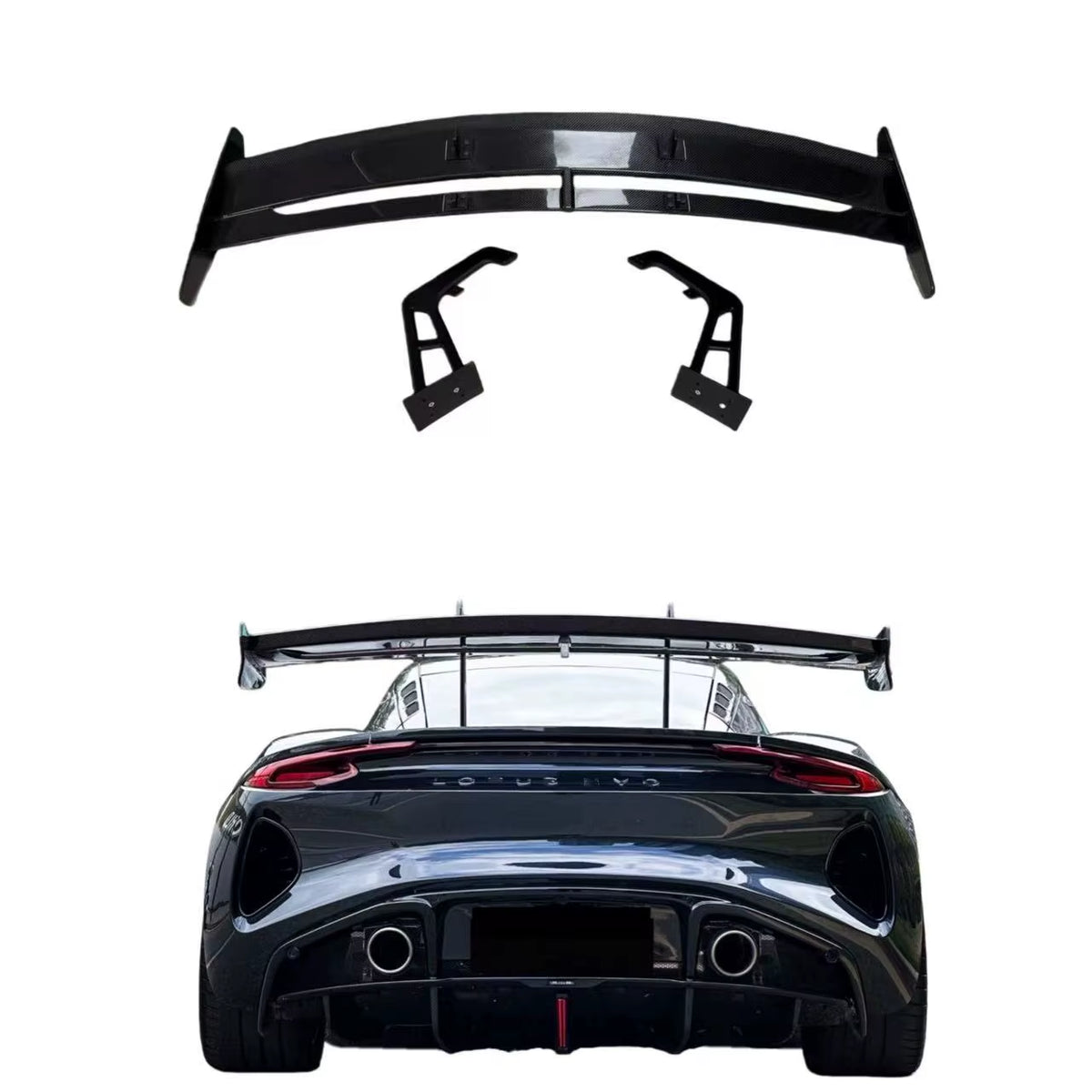 Carbon Fiber GT Wing Trunk Spoiler for Lotus Emira Body Kit Enhancement