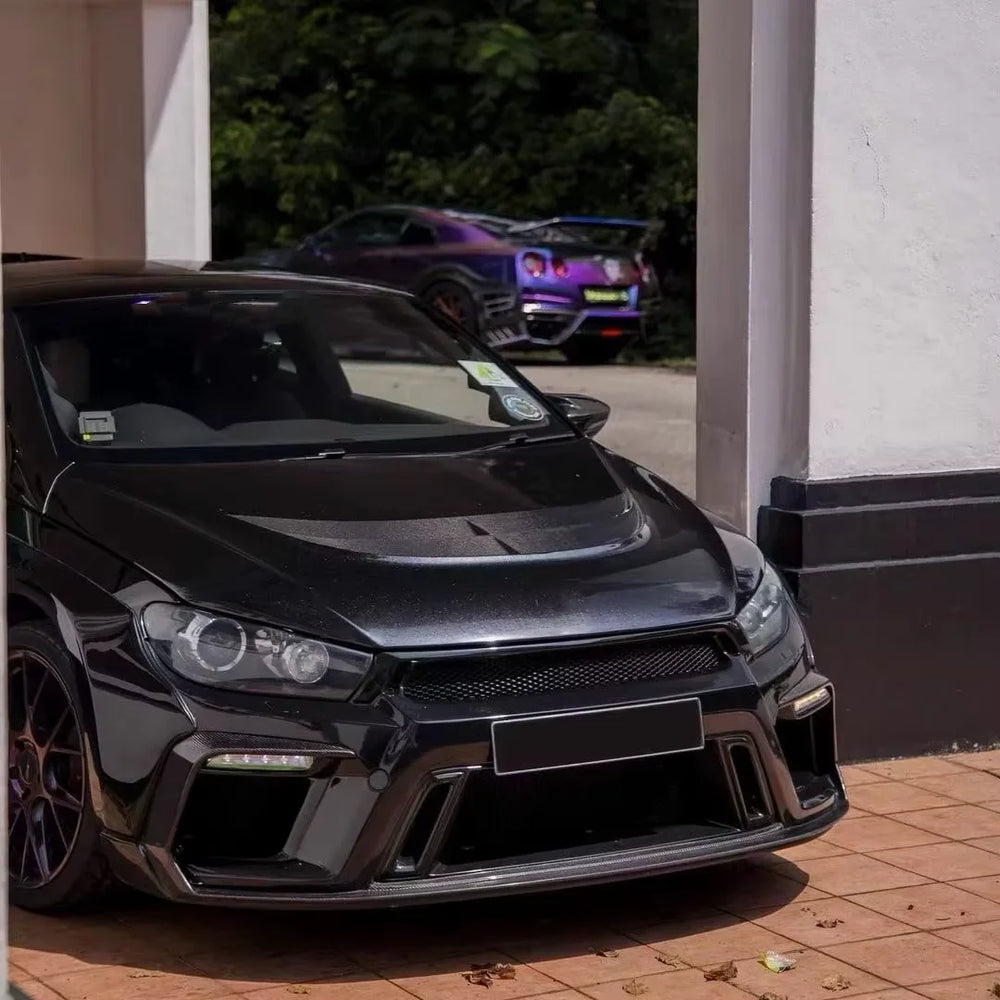Kit carrozzeria per Volkswagen Scirocco, con paraurti anteriore e minigonne laterali in FRP