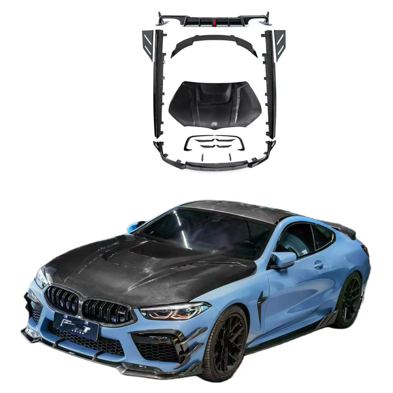 Kit carrosserie en carbone sec pour BMW Série 8 / M8