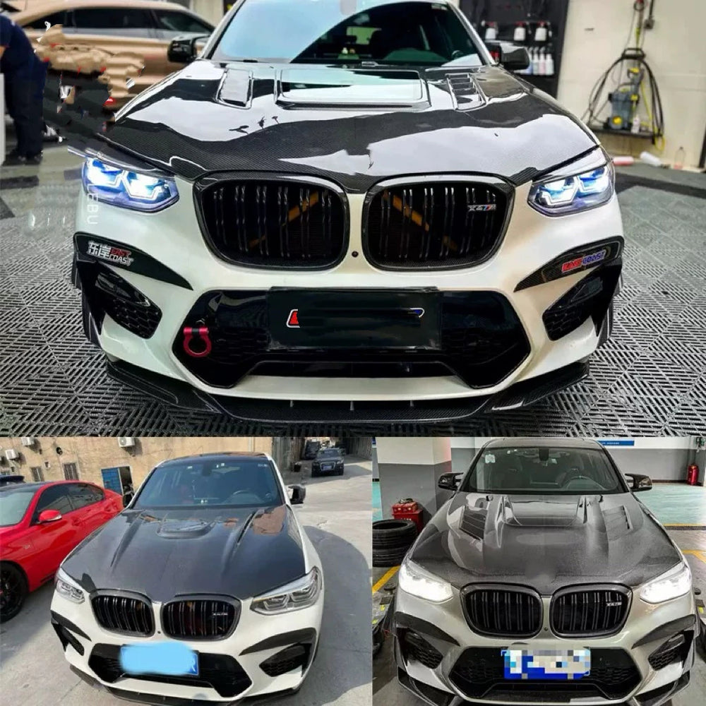 Capot en fibre de carbone pour BMW X4 M F98 / X3 M F97 et X3 / X4 G01 / G02