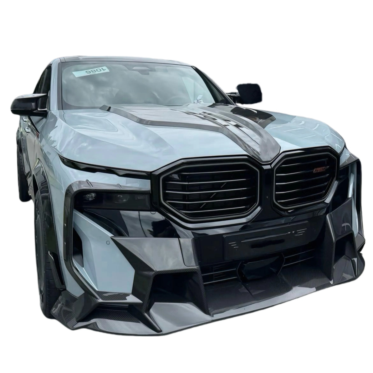 Breitbau-Karosserie-Kit aus Trockencarbon für BMW XM