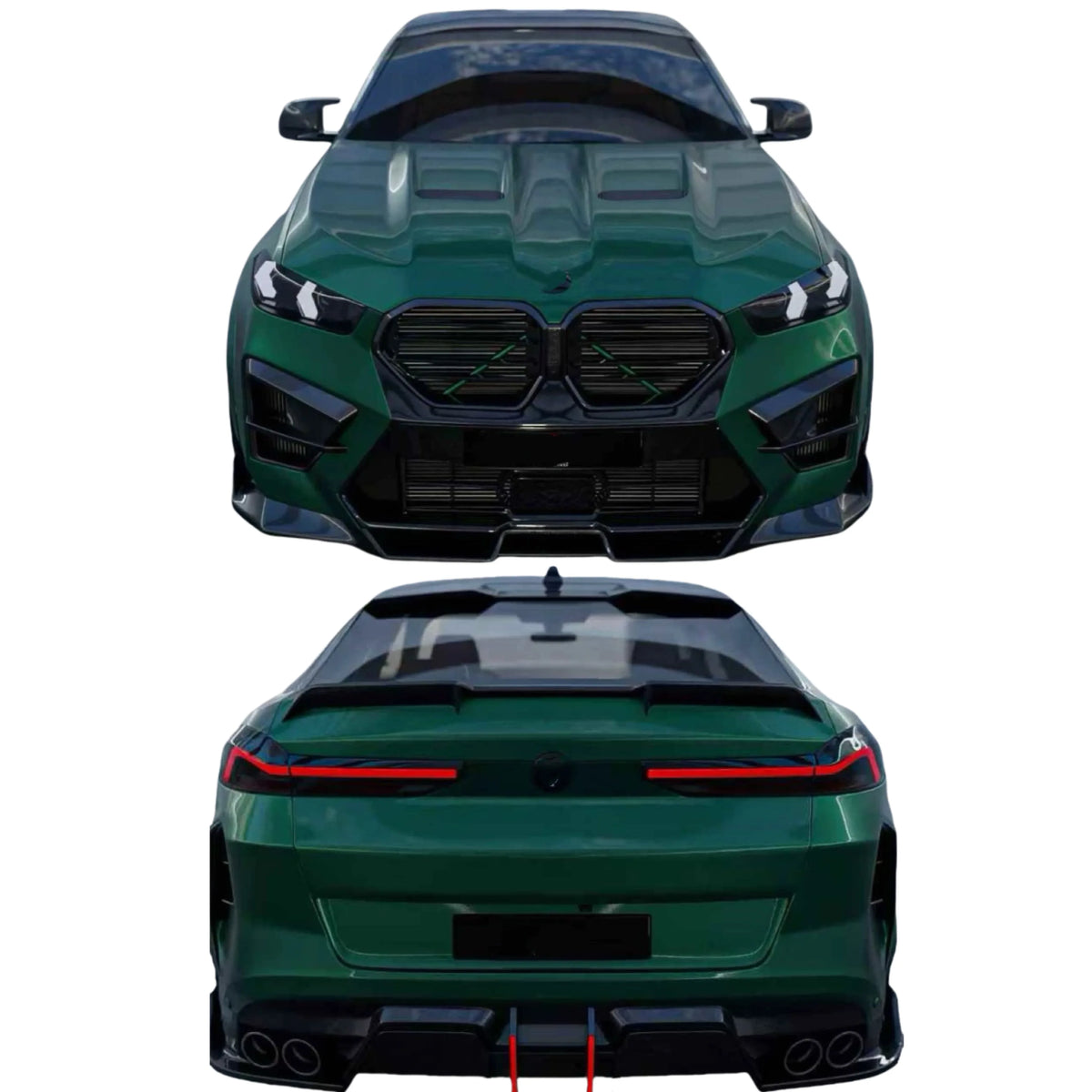 Kit de carrocería en fibra de carbono para BMW X6 M F96