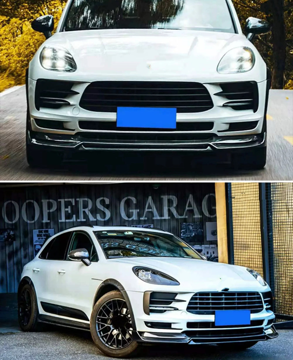 Kit de carrocería ancha en fibra de carbono para Porsche Macan