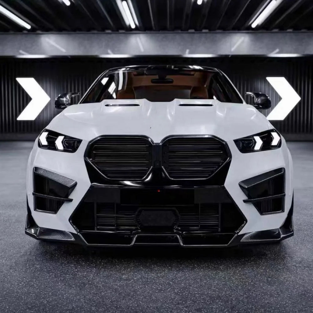 Kit de carrocería en fibra de carbono seca para BMW X6 M F96