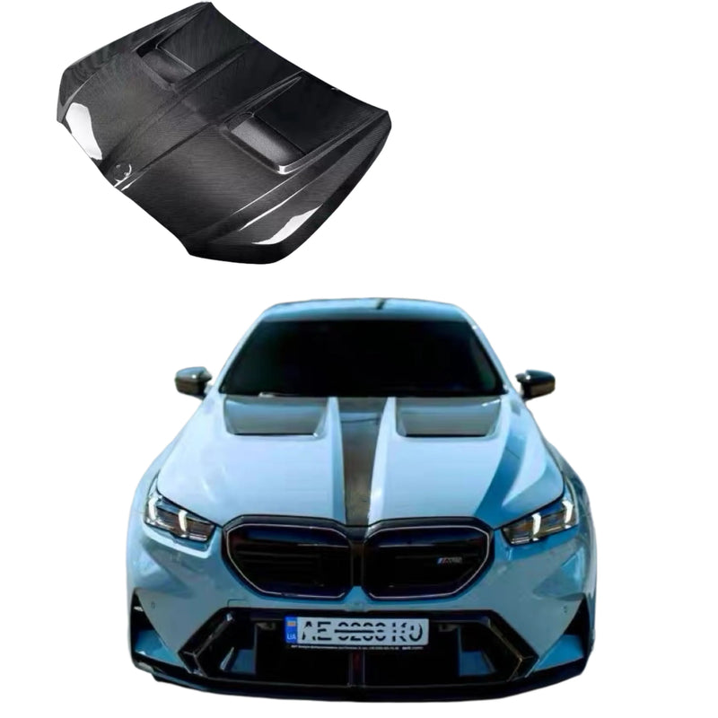 Capot en carbone sec pour BMW M5 G90