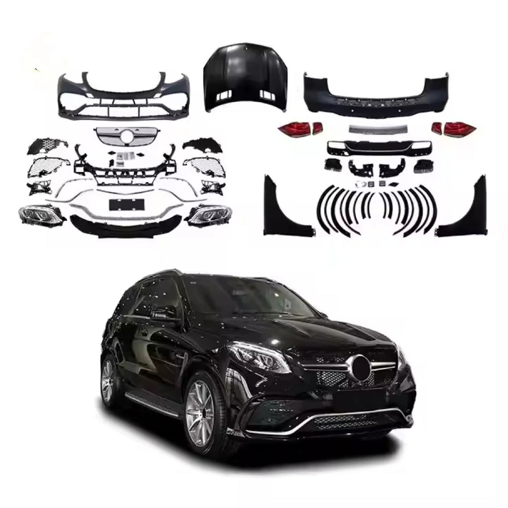 Kit de conversión en PP para actualizar el Mercedes-Benz ML W166 (ML300 / ML350 / ML450) a la imagen del GLE63 AMG facelift