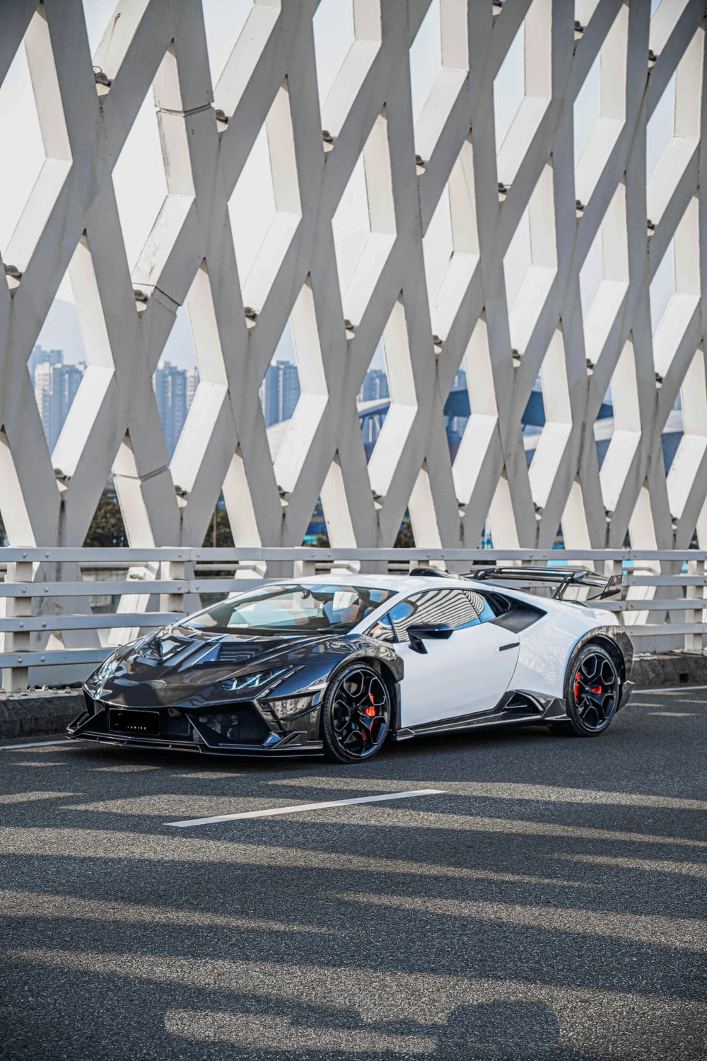 High Quality Dry Carbon Fiber Body Kit for Lamborghini Huracan Lp580 Lp610 Upgraded CT Style Front Bumper Rear Bumper Spoiler