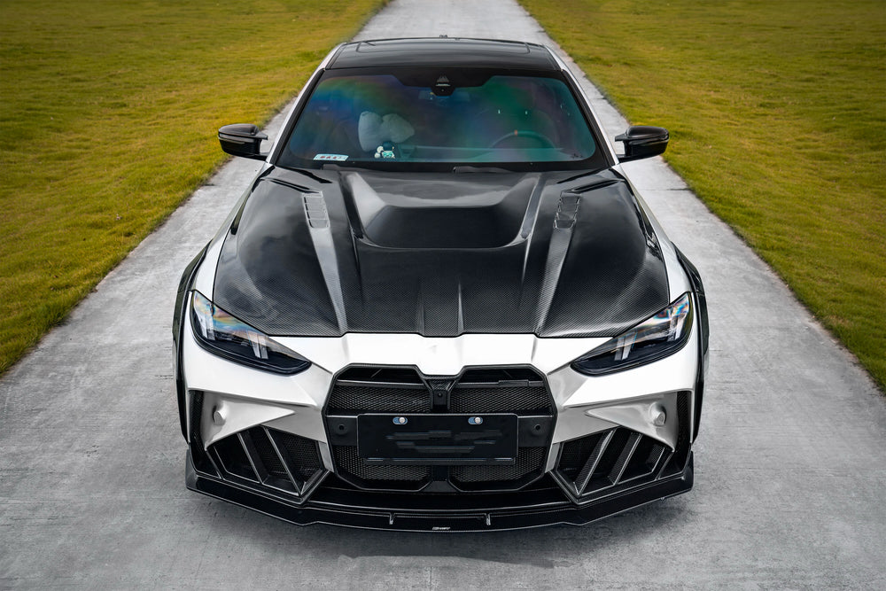 CT Style Carbon Fibre Body Kit for BMW 4 Series G22 G23 Front Bumper Front Lip Skirt Rear Diffuser Spoiler Wide Body Kit