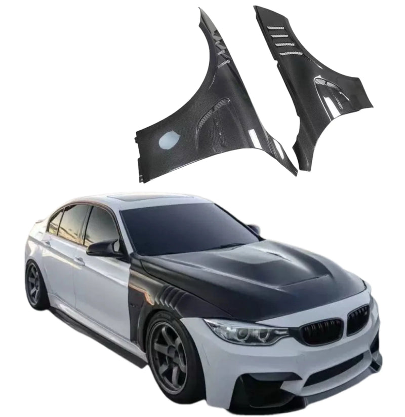 Aletas en fibra de carbono para BMW M3 F80 / M4 F82