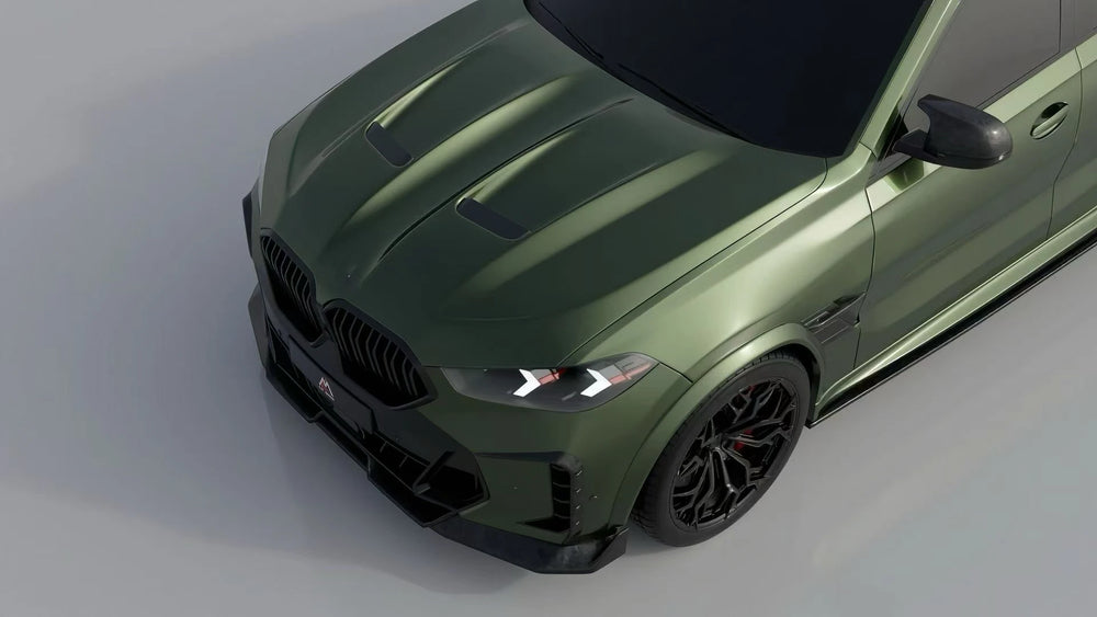 Kit de carrocería en fibra de carbono seca para BMW X6 G06