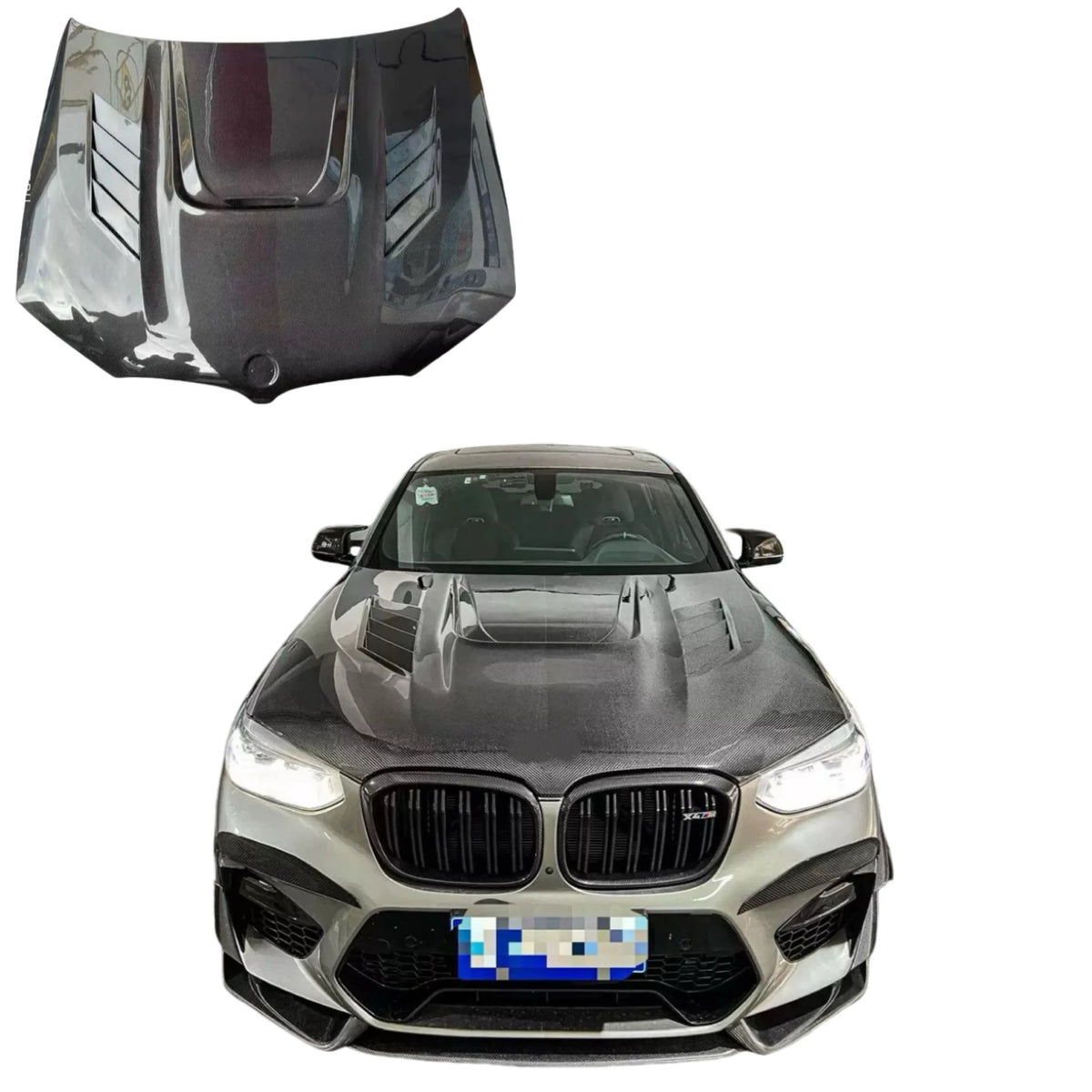 Capot en fibre de carbone pour BMW X4 M F98 / X3 M F97 et X3 / X4 G01 / G02