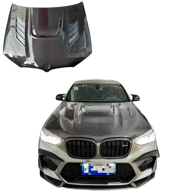 Capot en fibre de carbone pour BMW X4 M F98 / X3 M F97 et X3 / X4 G01 / G02
