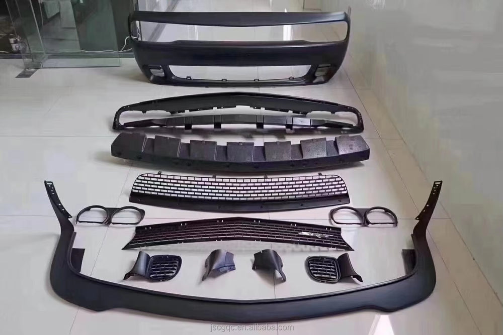 Car Parts PP Plastic Front Bumper SRT Hellcat Style for Dodge Challenger 08-14 and 15-22 for Body Kit