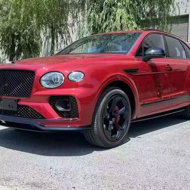 High Quality Carbon Fiber Body Kit for Bentley Bentayga Upgrade Speed Style Front Lip Side Skirt Diffuser Spoiler