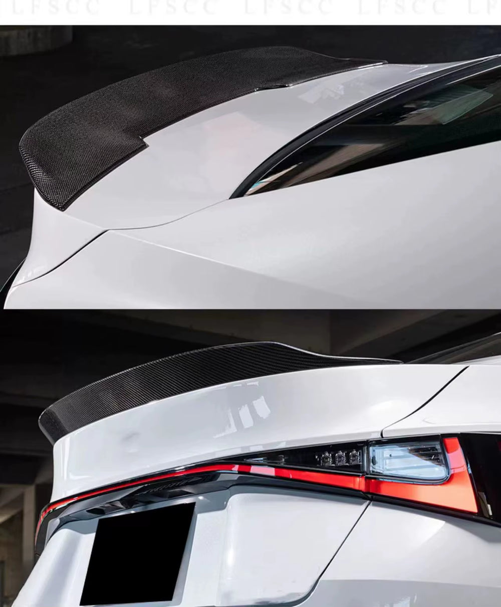 AT Style for Lexus Is Carbon Fiber Body Kit Front Lip Rear Diffuser Spoiler