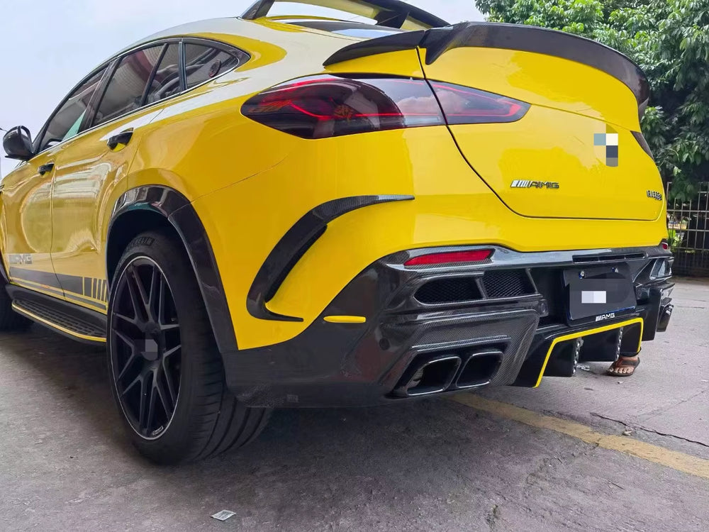 Larte Style Carbon Fiber Body Kit for Mercedes Bens Gle Class Coupe C167 Front Rear Lip Diffuser Spoiler Auto Parts