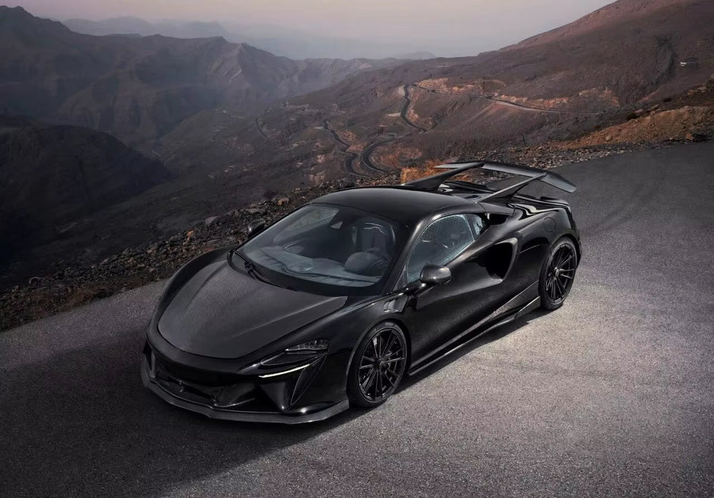 For Mclaren Artura Modification Novitc Style Dry Carbon Fiber Front Lip Side Skirts Rear Diffuser Spoiler Body Kit