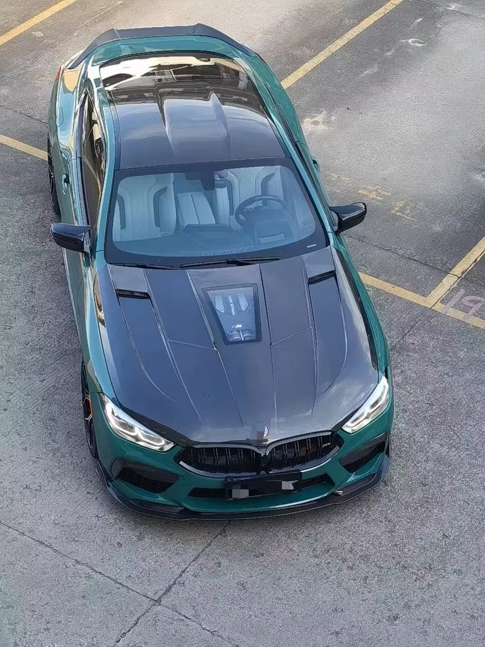 Transparent Hood Suitable for the New Bmw 8 Series 2018-2022 M8 2019-2022 Carbon Fiber Engine Hood