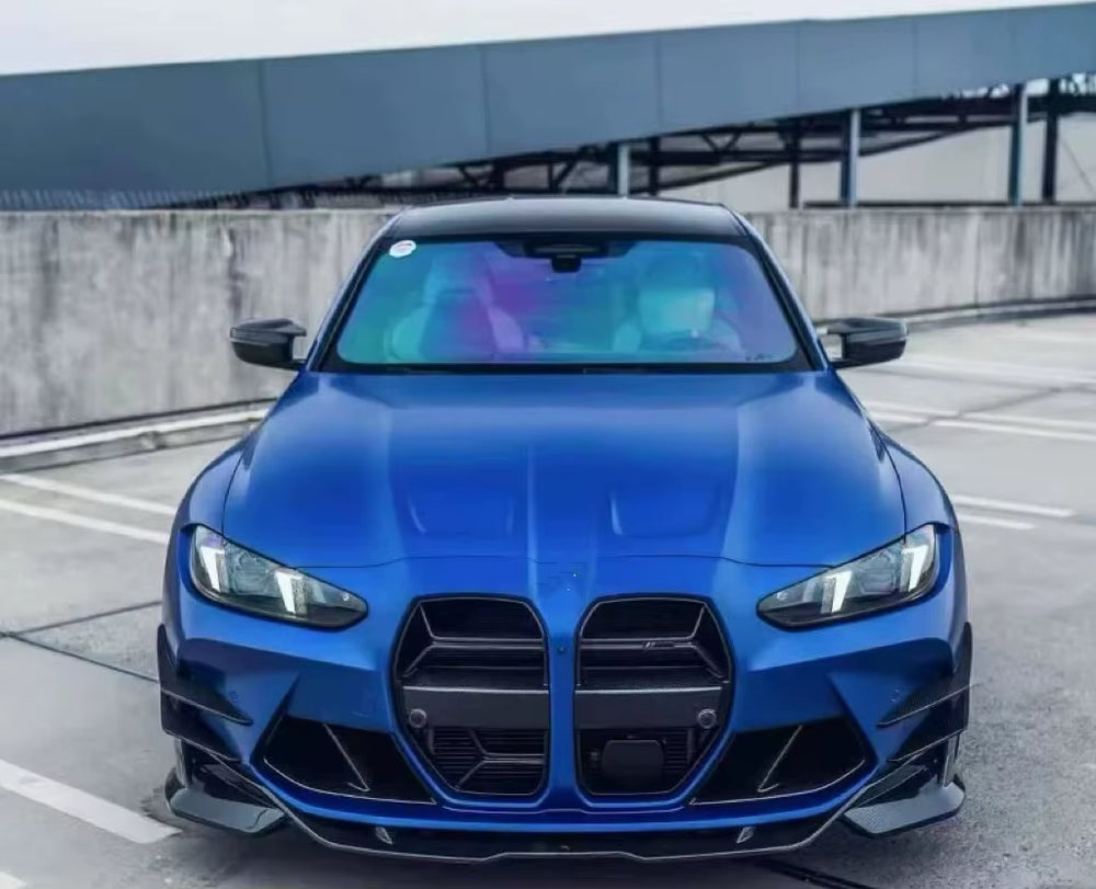 CFA Style Dry Carbon Fiber Body Kit for BMW M3 M4 G80G82 Dry Carbon Fiber Front Lip Front Air Knife