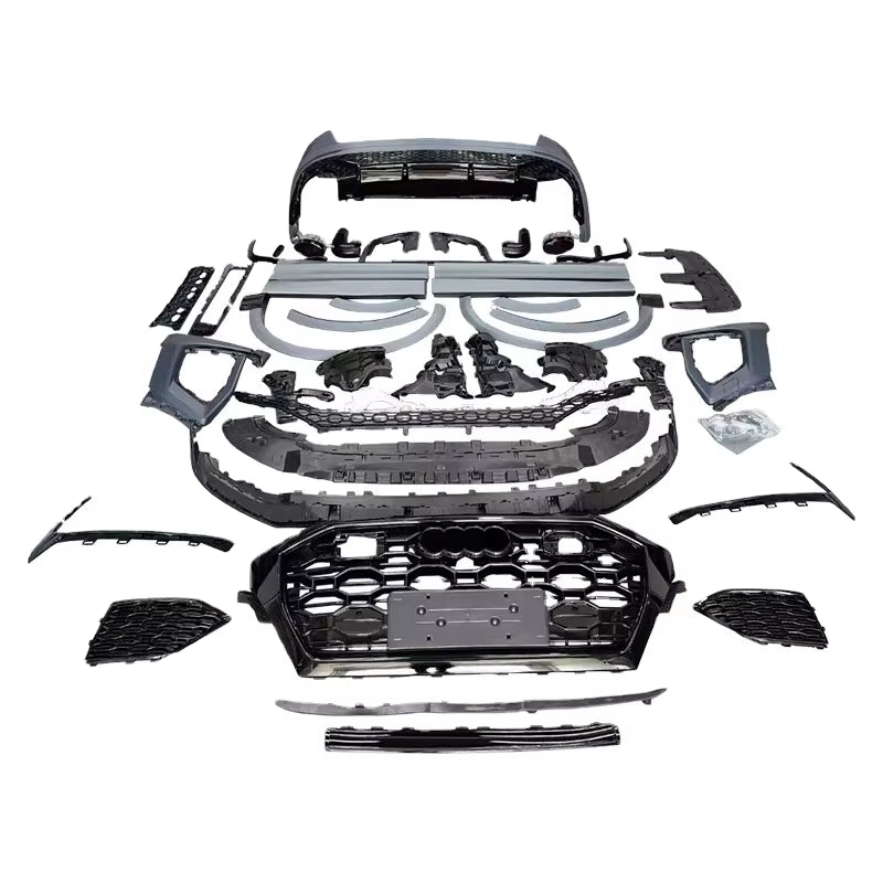 Front and Rear Bumpers Body Kit Car Bumpers for Audi Q8 RSQ8 Style Auto Parts