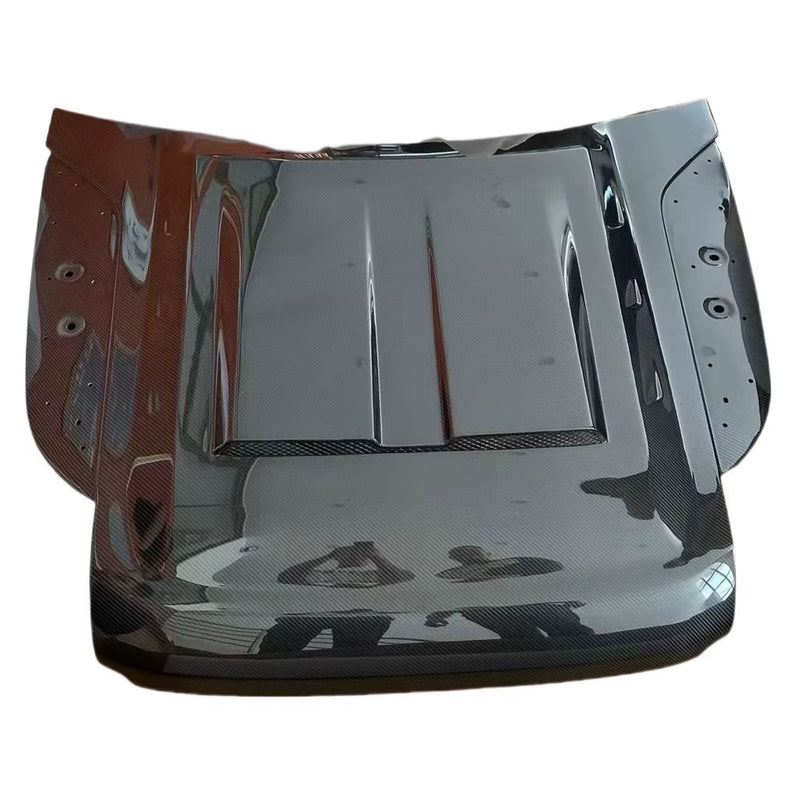 Hood Bonnet Cover for Land Rover Defender 2021+ Carbon Fiber Hood 90/100