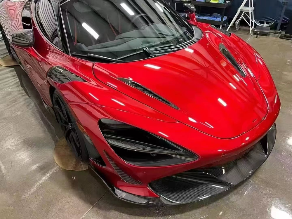 High-Quality Dry Carbon Fiber Body Kit for Mclaren 720S Upgrade RYTF Style Front Lip Side Skirts Rear Diffuser Fenders Hood
