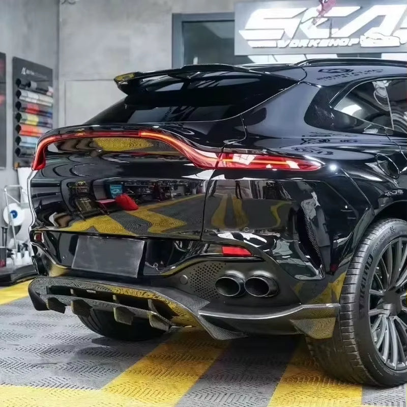 For Aston Martin DBX 2019+ Upgraded 707 Style Wide Body Kit Front Bumper Rear Diffuser Spoiler Retrofit Bodykit