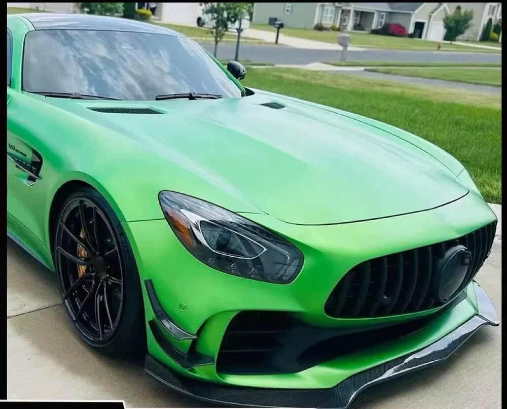 For Mercedes-Benz Amg Gtr Carbon Fiber Front Lip Separator Air Knife