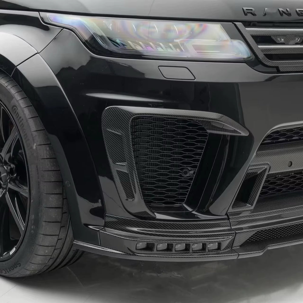 MSY Wide-Body Carbon Fiber Body Kit for Land Rover Range Rover Sport Front Lip Skirt Rear Diffuser Spoiler Hood