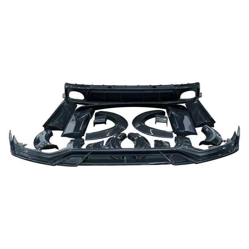 Aulea Style Dry Carbon Fiber Body Kit for Audi Rsq8 Front Lip Skirt Rear Diffuser Spoiler Hood Wide Body Kit