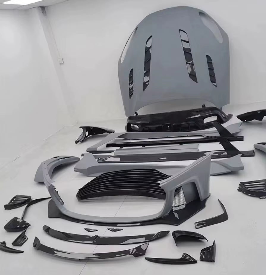 MSY Style Body Kit for Aston Martin Db11 Front Bumper Lip Rear Diffuser Side Skirts Car Body Kit