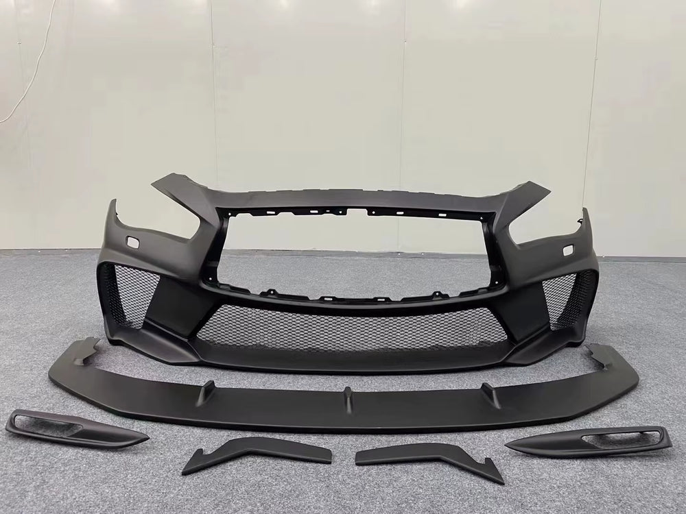 Front Bumper Infiniti Q50 Grille Car Front Bumper for Infiniti Q50 Q50L 2018 Body Kit