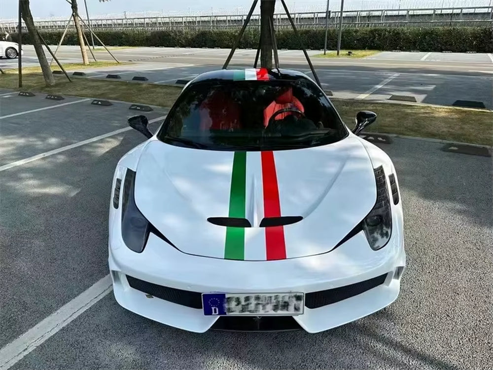 Sp Style Body Kit for Ferrari 458 Upgrade SP Front Bumper Rear Bumper Side Skirt Spoiler Hood