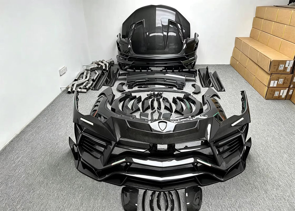 MSY Wide Body Kits for Lamborghini URUS Front Rear Bumper Middle Exhaust Car Fenders Mirror Cover Roof Spoiler Bodykit