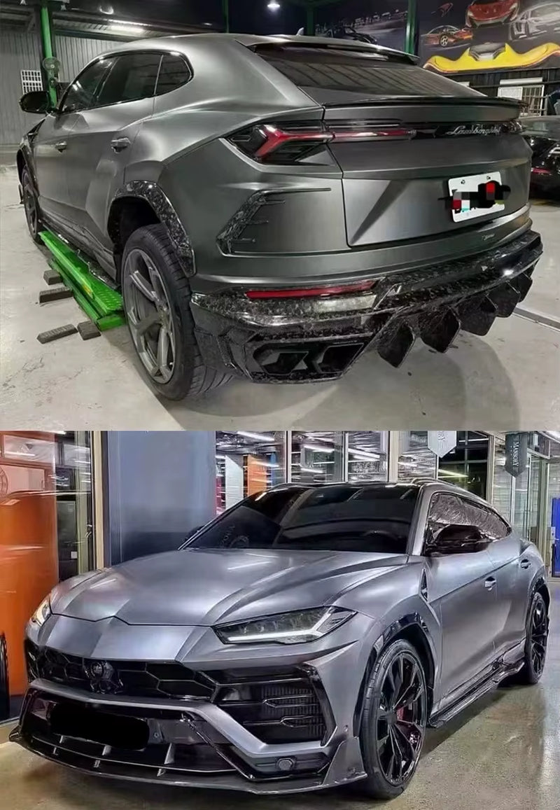Msy Style Body Kit for Lamborghini Urus Carbon Fiber Front Lip Skirt Rear Diffuse Spoiler Wide Body Kit