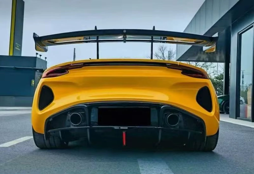 For Lotus Emira Upgrade Aene-Style Dry Carbon Fiber Front Lip Side Skirts Rear Diffuser Rear Spoiler Body Kit