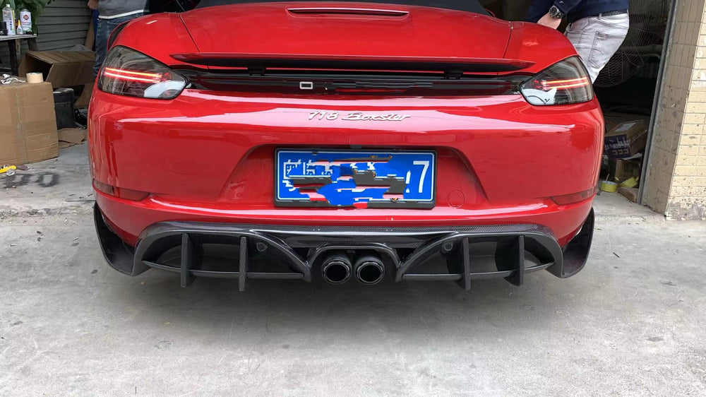 PD Style Body Kit for Porsche 718 Cayman Boxster Front Bumper Rear Bumper Side Skirt Rear Diffuser Spoiler