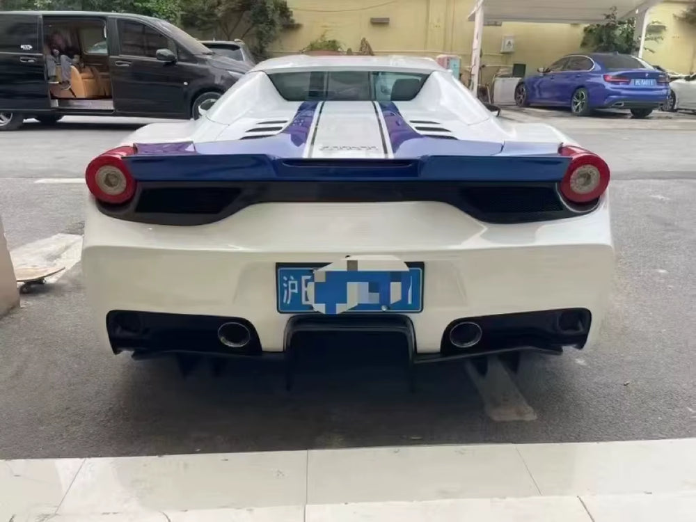 Sp Style Body Kit for Ferrari 458 Upgrade SP Front Bumper Rear Bumper Side Skirt Spoiler Hood