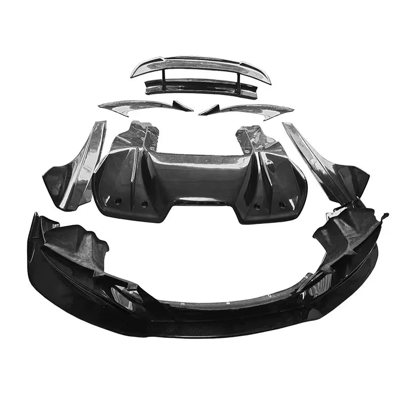 For Mclaren Mp4-12C Carbon Fiber Body Kit DMC Style Front Lip Rear Spoiler Side Skirt Tail Wing Body Kit