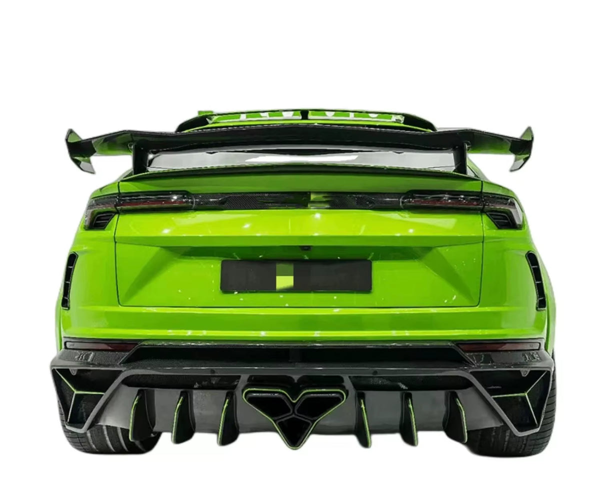 Car Exterior Accessories Tail Wing MSY Style Carbon Fiber Rear Trunk Spoiler for Lamborghini URUS Rear Spoiler