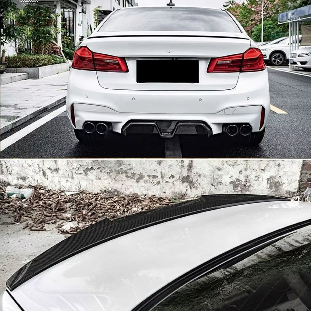 High Quality Dry Carbon Fiber Body Kit for BMW 5 Series G30 G38 2021-2023 Upgrade MP Front Lip Rear Diffuser Spoiler