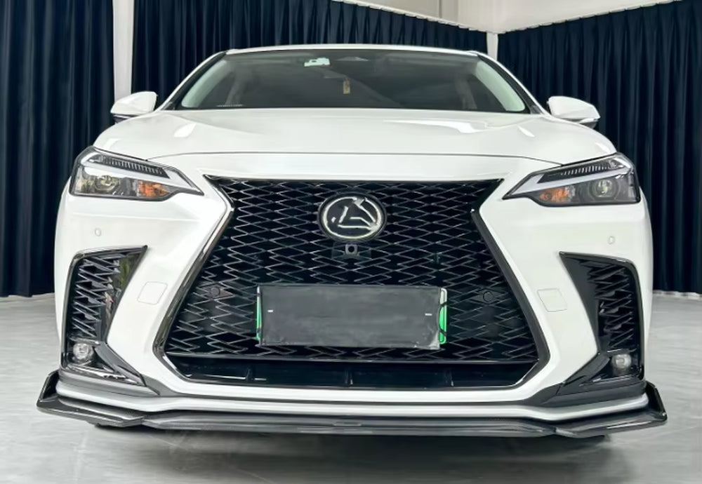 AT Style Carbon Fiber Body Kit for Lexus Nx 2022-2025 Front Lip Skirt Rear Diffuser Spoiler Wide Body Kit