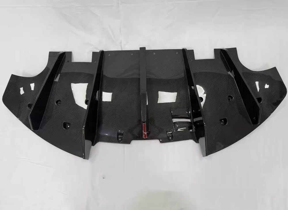 Lotus Emira V-Style Dry Carbon Fiber Rear Diffuser Spoiler Body Kit Upgrade